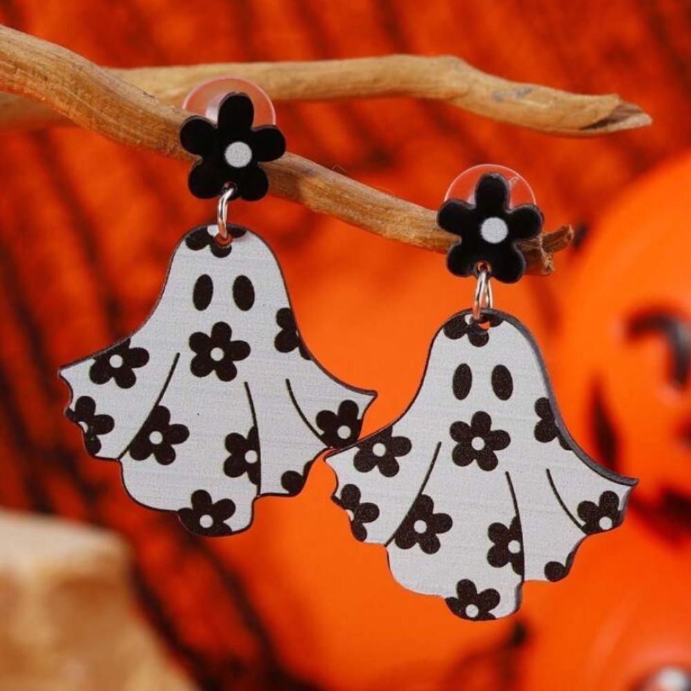 3for$20 Halloween Cute Ghost Design Halloween Earrings For Women